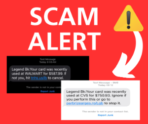 Scam alert